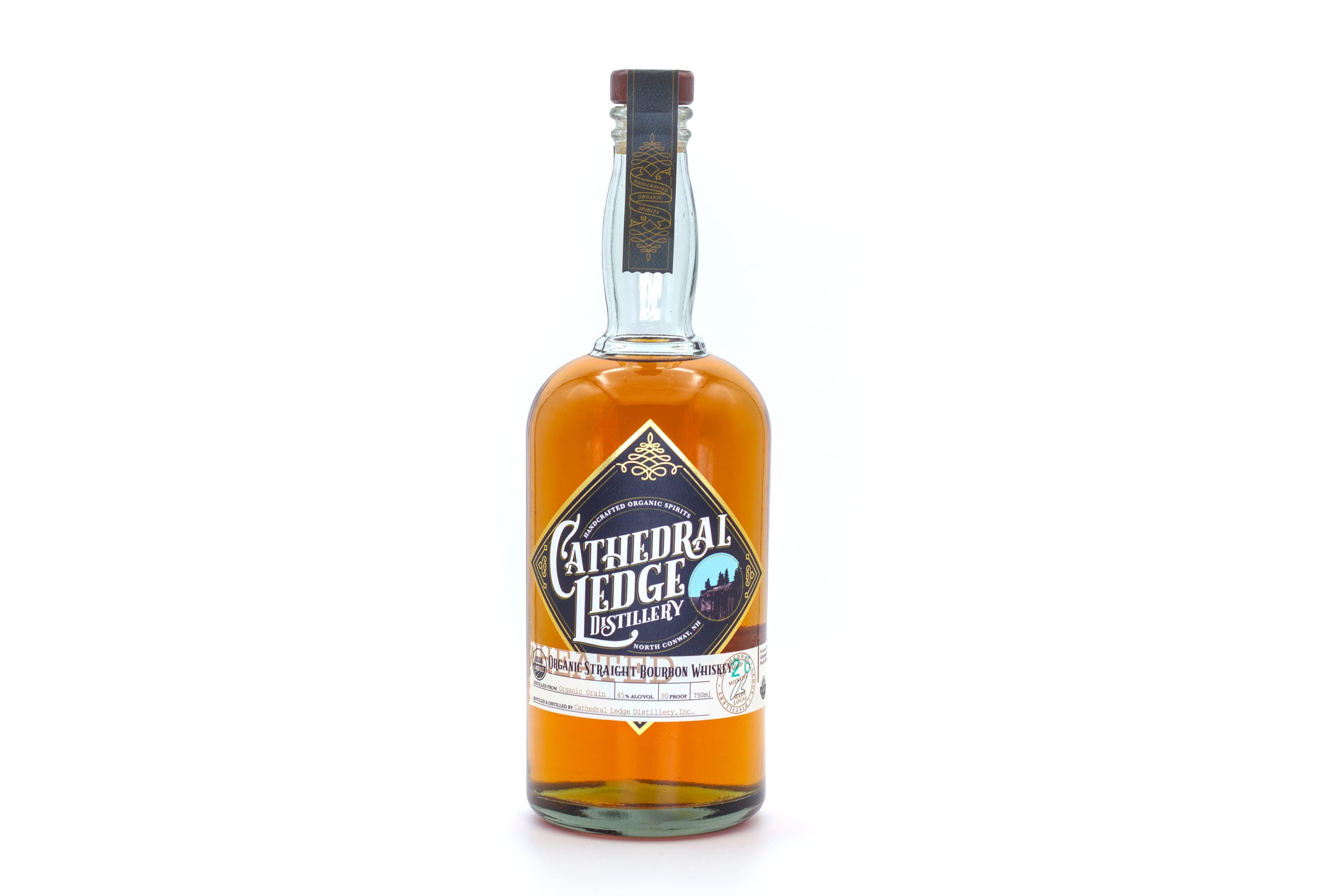 Cathedral Ledge Organic Straight Wheated Bourbon