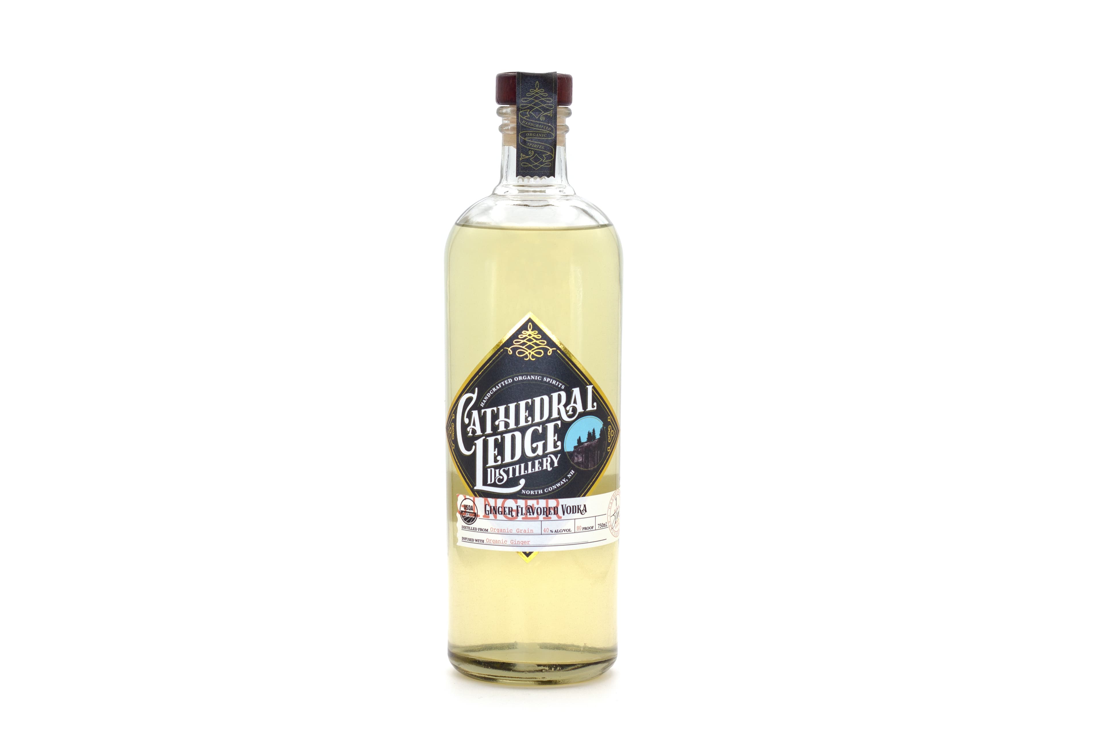 Cathedral Ledge Organic Ginger Vodka