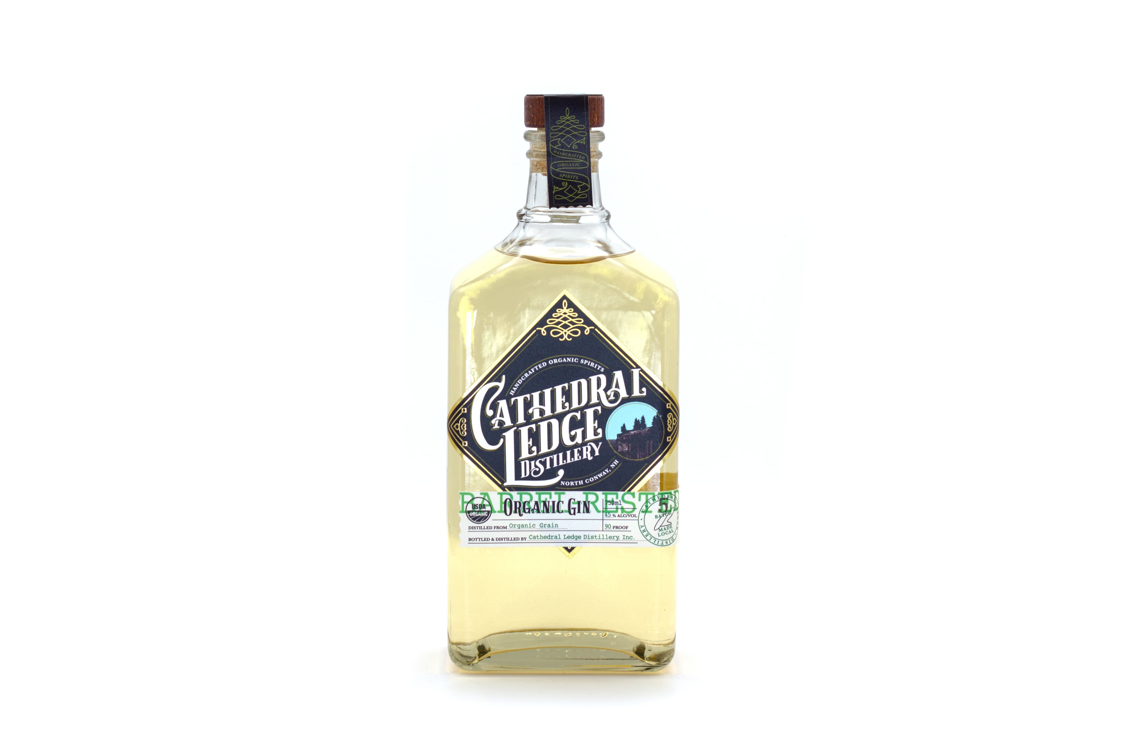 Cathedral Ledge Organic Barrel-Rested Gin